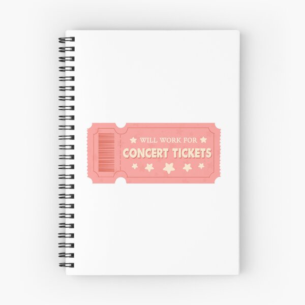 Item preview, Will Work For Concert TIckets designed and sold by Amberein.