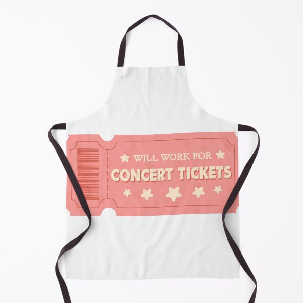 Item preview, Will Work For Concert TIckets designed and sold by Amberein.