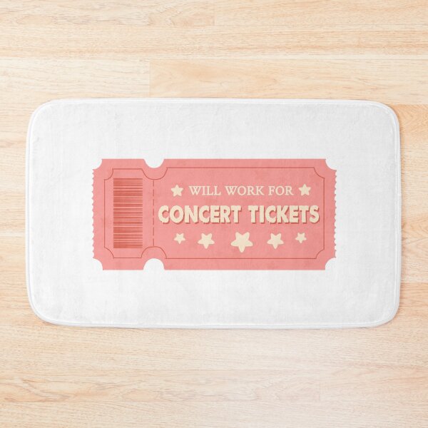 Item preview, Will Work For Concert TIckets designed and sold by Amberein.