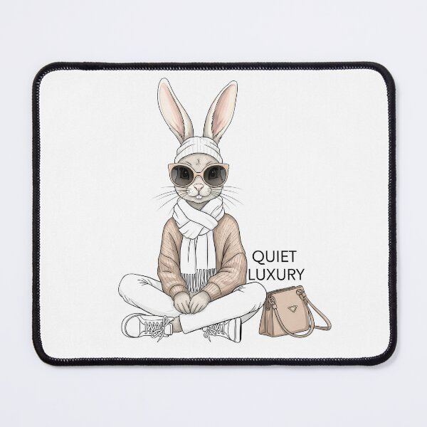 Item preview, Fashion bunny in neutral color. Quiet luxury designed and sold by LiluGross.