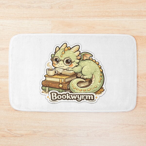 Item preview, Bookwyrm Dragon Shirt | Cute Reading Dragon Book Lover Kawaii Fantasy Reader Gift designed and sold by MrDev.
