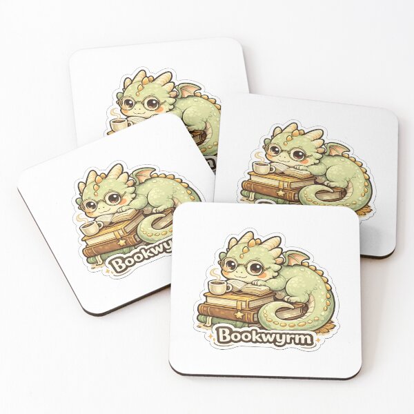 Item preview, Bookwyrm Dragon Shirt | Cute Reading Dragon Book Lover Kawaii Fantasy Reader Gift designed and sold by MrDev.