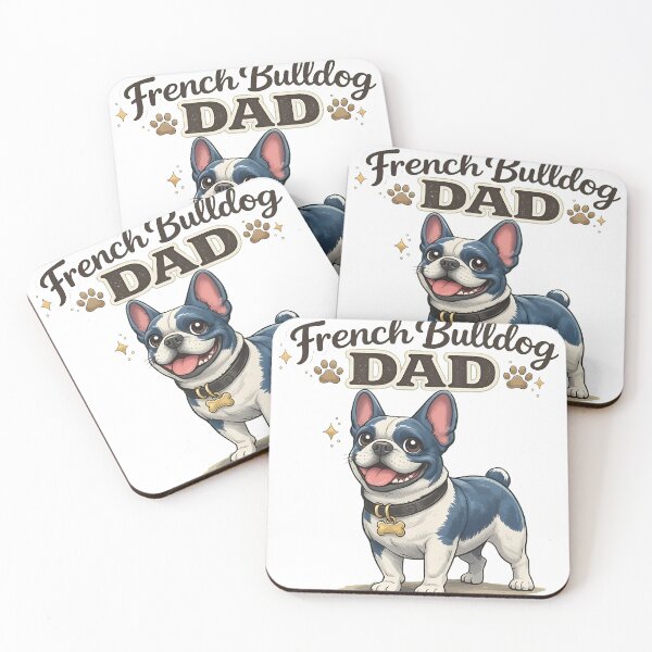 Item preview, French Bulldog Dad – Proud Frenchie Dog Dad Design designed and sold by StranHabesre51.