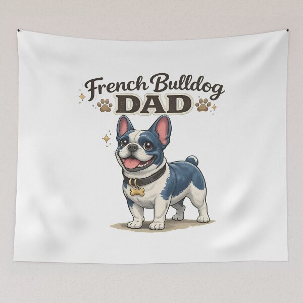 Item preview, French Bulldog Dad – Proud Frenchie Dog Dad Design designed and sold by StranHabesre51.