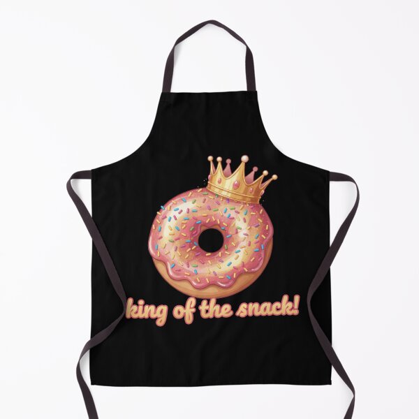 Item preview, Crowned Donut King of the Snack Foodie Humor Design designed and sold by Avery Lane Studios.