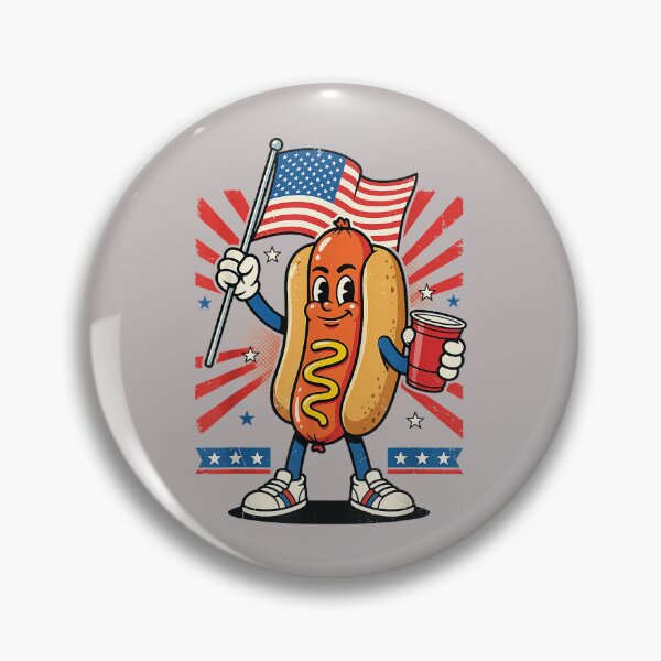 Item preview, Hot Dog USA Flag Beer 4th of July designed and sold by FrankIsabel.