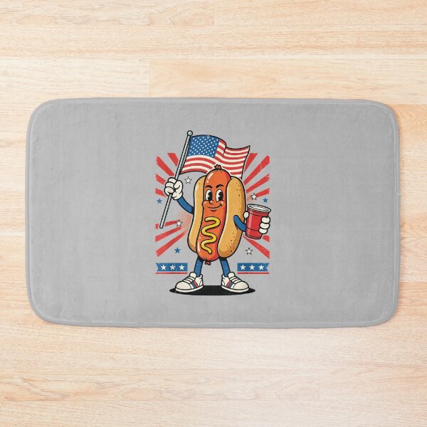 Item preview, Hot Dog USA Flag Beer 4th of July designed and sold by FrankIsabel.