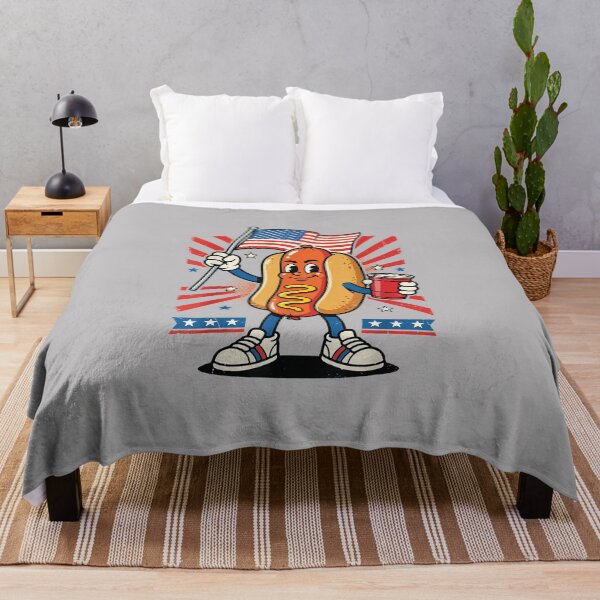 Item preview, Hot Dog USA Flag Beer 4th of July designed and sold by FrankIsabel.