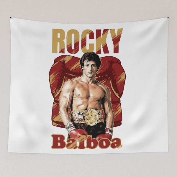 Item preview, ​Retro Rocky Balboa - Classic Boxing Cinema designed and sold by Thogan0416.