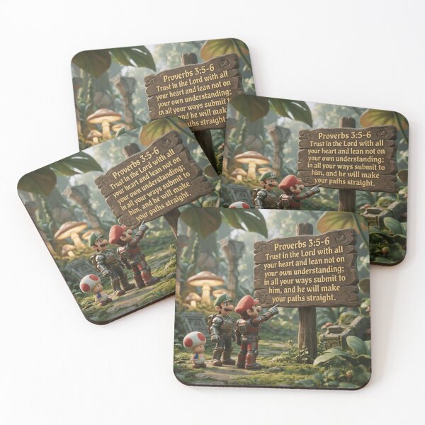 Item preview, Super Mario Proverbs 3:5-6 designed and sold by LeagueHeavenGG.