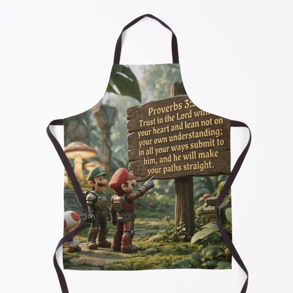 Item preview, Super Mario Proverbs 3:5-6 designed and sold by LeagueHeavenGG.