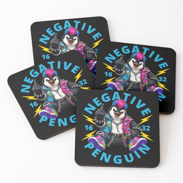 Item preview, Negative Penguin Giving The Finger designed and sold by pUNKnown.