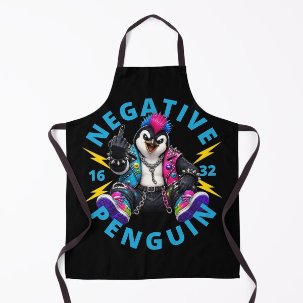 Item preview, Negative Penguin Giving The Finger designed and sold by pUNKnown.