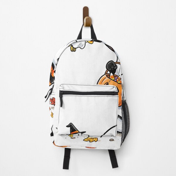 Item preview, Snoopy Halloween Ghost Carrying Pumpkin Candy Buckets. designed and sold by HorrorInkStudio.