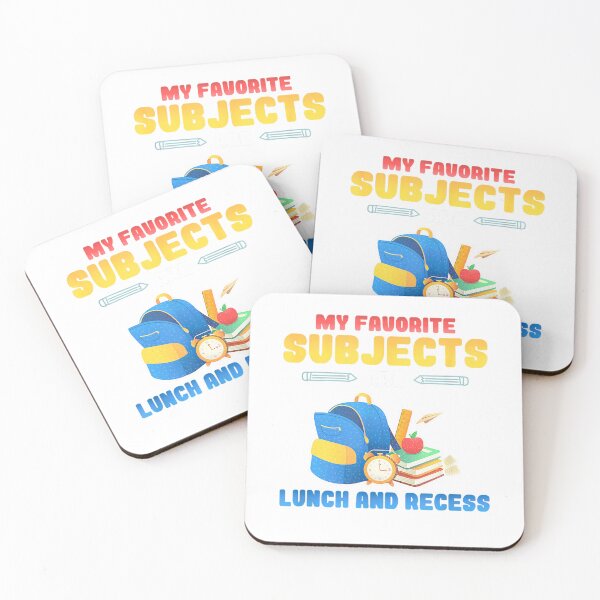 Item preview, My Favorite Subjects Are Lunch And Recess School T-Shirt designed and sold by Badriiiii.