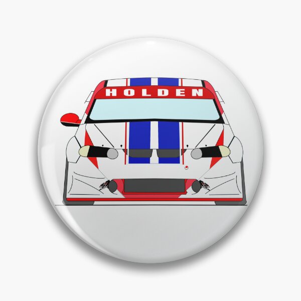 Item preview, Holden V8 Race Car - Front blue, white and red designed and sold by Naked Drop.