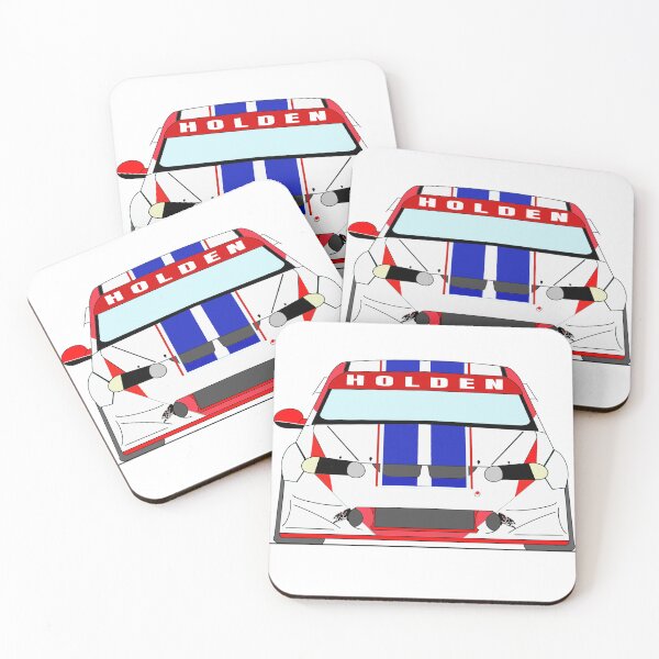 Item preview, Holden V8 Race Car - Front blue, white and red designed and sold by Naked Drop.