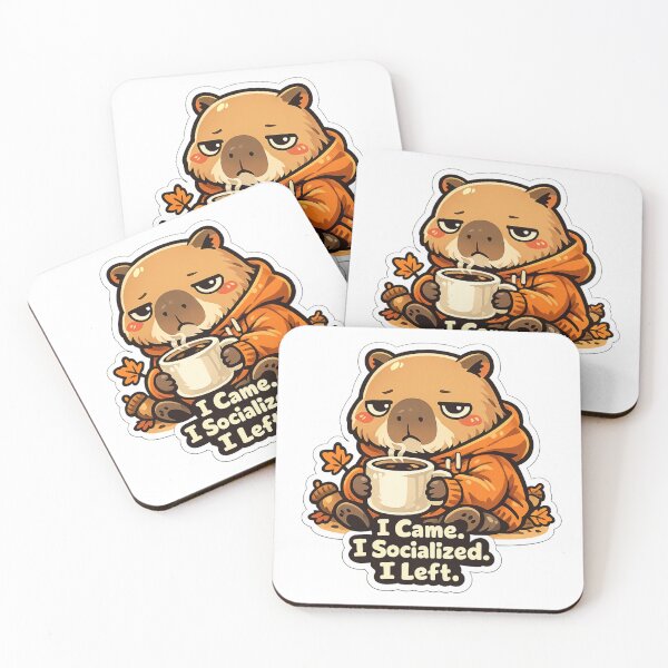 Item preview, Came. I Socialized. I Left. Wombat Shirt | Funny Introvert Wombat Coffee Lover Gift designed and sold by MrDev.