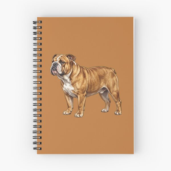 Item preview, Cute Hand-Painted Bulldog Illustration designed and sold by SYCESTORE.
