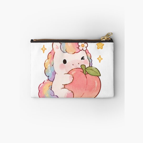 Item preview, Cute Rainbow Pony with Peach designed and sold by Randomundi.