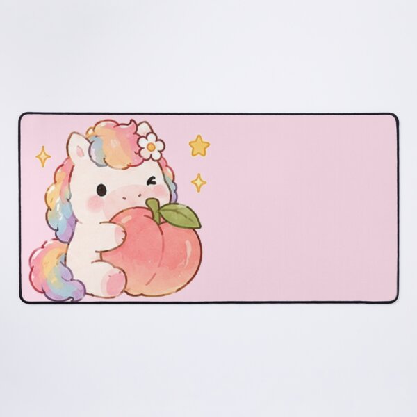 Item preview, Cute Rainbow Pony with Peach designed and sold by Randomundi.