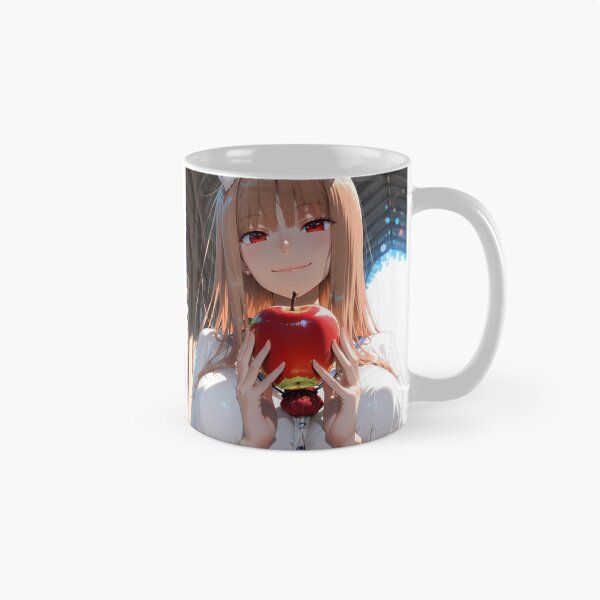Item preview, Retrato de Holo Spice y Wolf Apple Smile iluminado por el sol designed and sold by B5fivemerch.