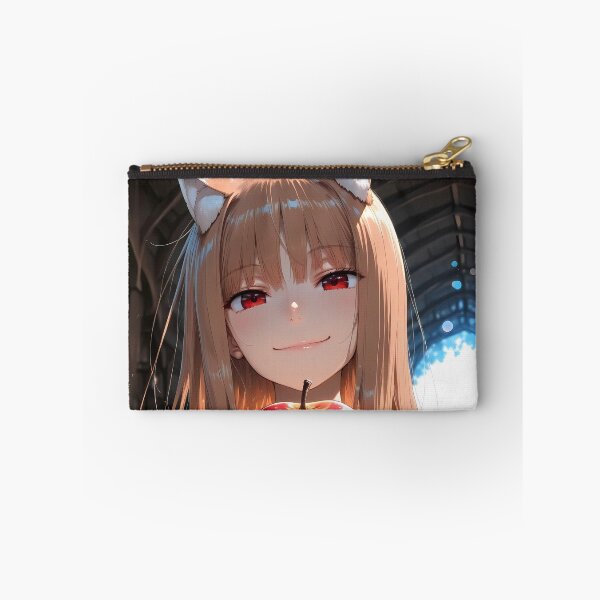 Item preview, Holo Spice And Wolf Apple Smile Sunlit Portrait designed and sold by B5fivemerch.