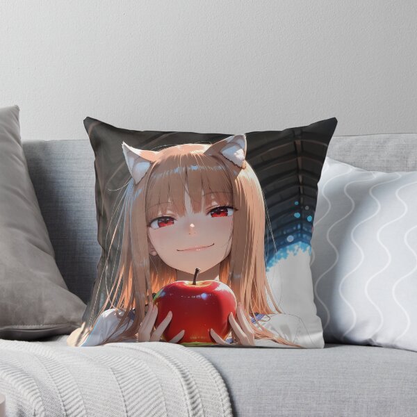 Item preview, Holo Spice And Wolf Apple Smile Sunlit Portrait designed and sold by B5fivemerch.