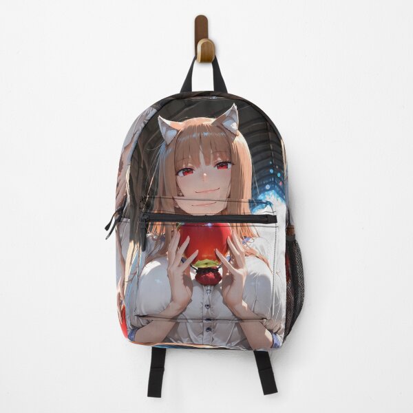 Item preview, Holo Spice And Wolf Apple Smile Sunlit Portrait designed and sold by B5fivemerch.