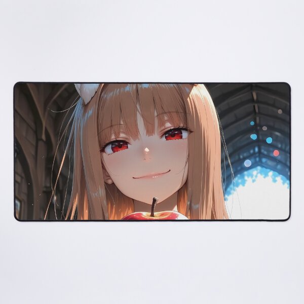 Item preview, Holo Spice And Wolf Apple Smile Sunlit Portrait designed and sold by B5fivemerch.