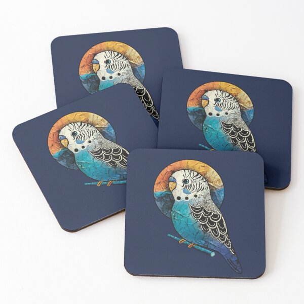 Item preview, Wild Blue Budgerigar designed and sold by Karin Taylor.