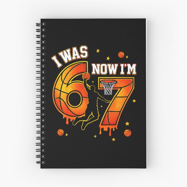 Item preview, I Was Six Now Im Seven Funny Basketball Birthday Meme designed and sold by allistermariam.