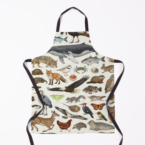 Item preview, Animals of Rhode Island Retro Style Identification Chart designed and sold by kakarikihill.