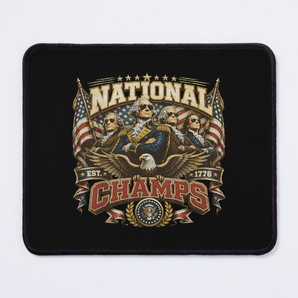 Item preview, National Champs Funny Patriotic America Founding Father designed and sold by ber-flora.