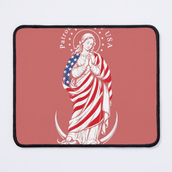 Item preview, Patroness of The USA Blessed Virgin Mary Catholic Art_2 designed and sold by miuukiuu.
