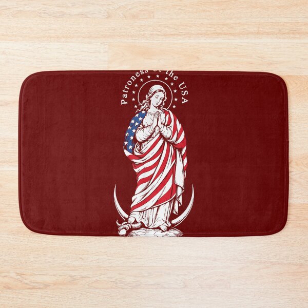 Item preview, Patroness of The USA Blessed Virgin Mary Catholic Art_2 designed and sold by miuukiuu.
