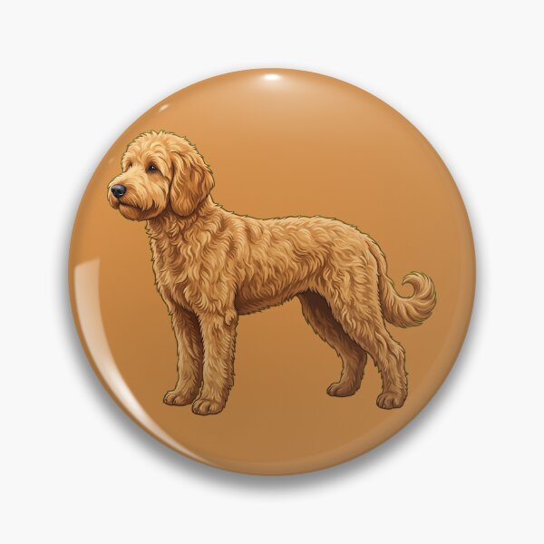 Item preview, Cute Hand-Painted Golden Doodle Illustration designed and sold by SYCESTORE.