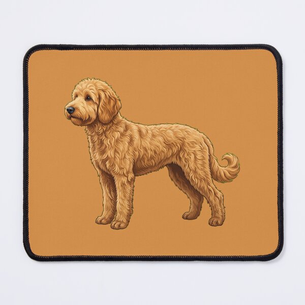 Item preview, Cute Hand-Painted Golden Doodle Illustration designed and sold by SYCESTORE.