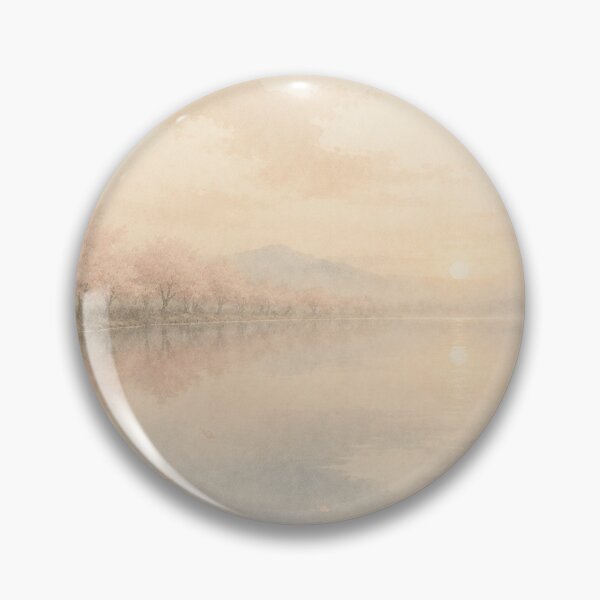 Item preview, Empty Seat at Dawn | Japandi Sunrise Wall Art designed and sold by SereniBloom.