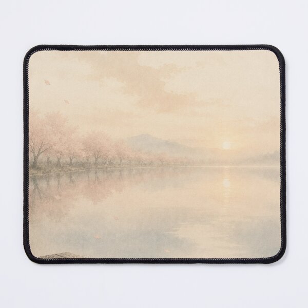 Item preview, Empty Seat at Dawn | Japandi Sunrise Wall Art designed and sold by SereniBloom.