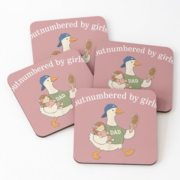 Item preview, Outnumbered By Girls Goose Dad Father's Day designed and sold by meilcannb.