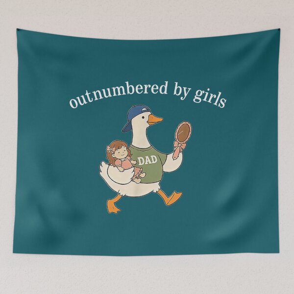 Item preview, Outnumbered By Girls Goose Dad Father's Day designed and sold by meilcannb.
