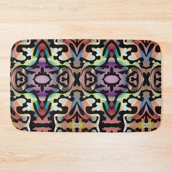 Item preview, Black shapes over an abstract background designed and sold by StaticAlien.