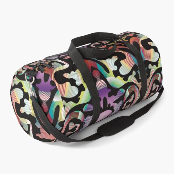 Item preview, Black shapes over an abstract background designed and sold by StaticAlien.