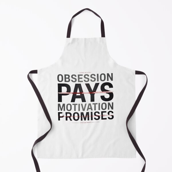 Item preview, Obsession Pays Motivation Promises | Hustle Mindset Typography Design designed and sold by Vvmd.