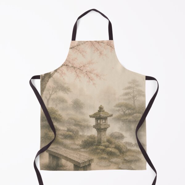 Item preview, Garden Rest | Japandi Zen Garden Wall Art designed and sold by SereniBloom.