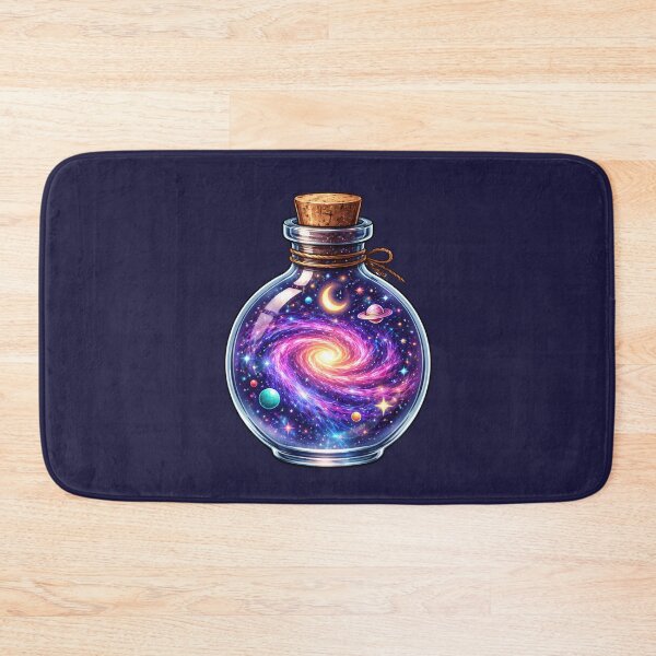 Item preview, Cosmic Galaxy Potion Bottle Fantasy Art Prints Collection designed and sold by PinUpPizzazz.