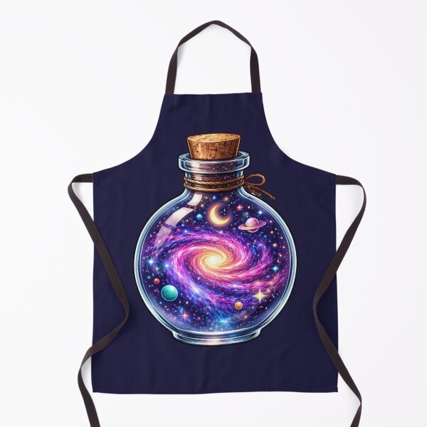 Item preview, Cosmic Galaxy Potion Bottle Fantasy Art Prints Collection designed and sold by PinUpPizzazz.
