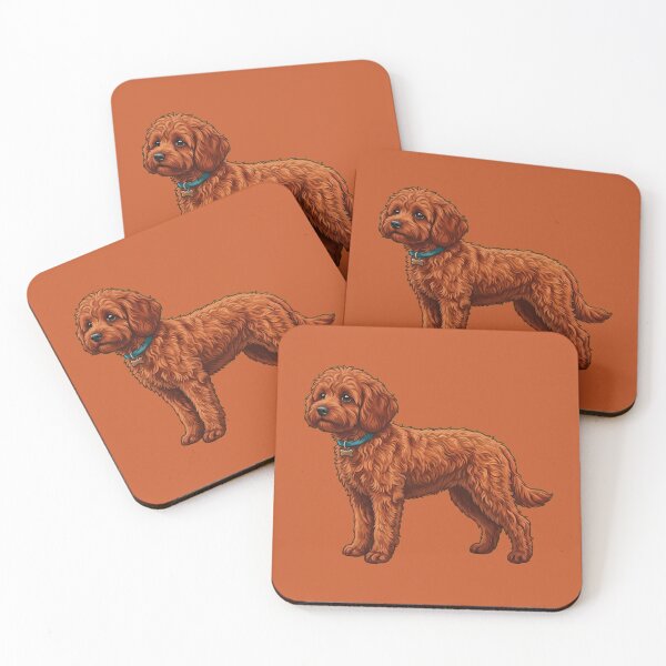 Item preview, Cute Hand-Painted Cavapoo Illustration designed and sold by SYCESTORE.