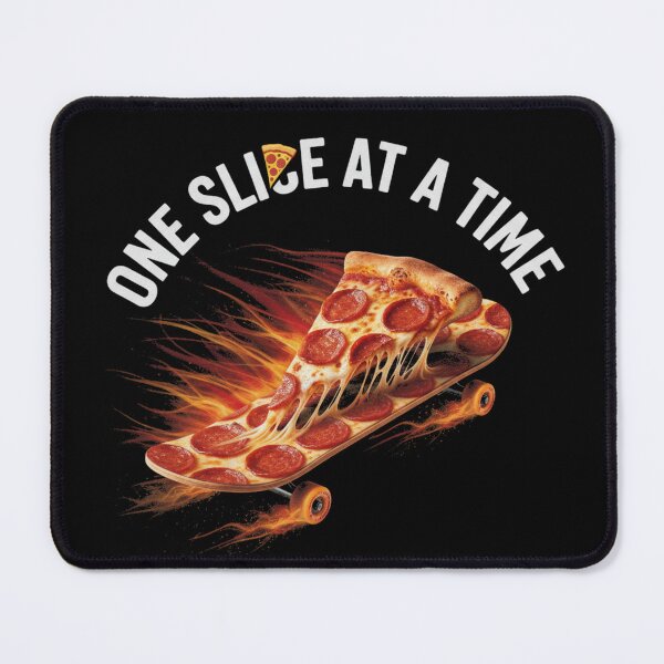Item preview, Skateboard Pizza One Slice at a Time Foodie Fun designed and sold by Avery Lane Studios.